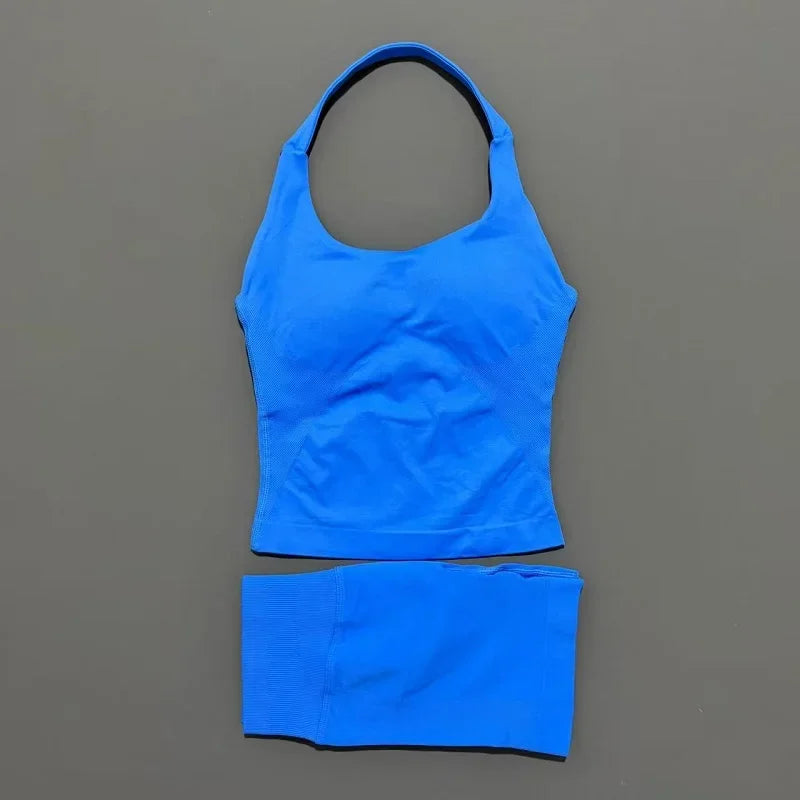 Ensemble yoga 2 pieces brassiere dos nu et short push-up LUXEPULSE - photo 11