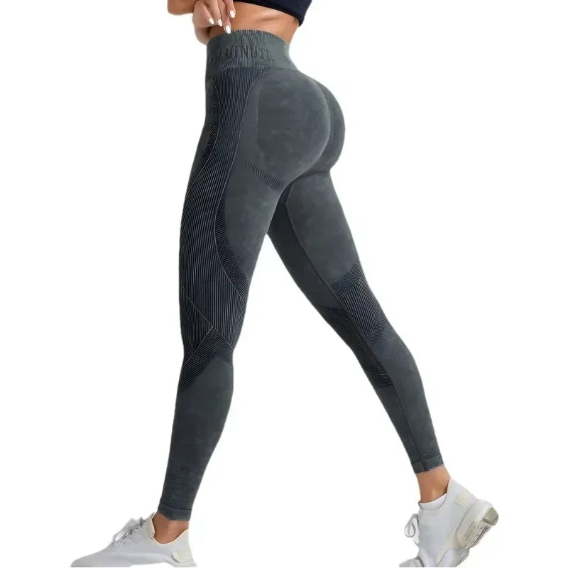 Legging yoga taille haute sans couture push-up LUXEPULSE - photo 2