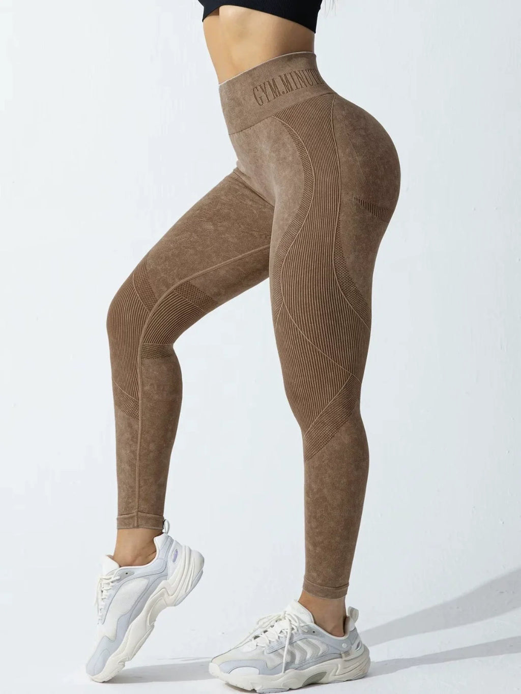 Legging yoga taille haute sans couture push-up LUXEPULSE - photo 9