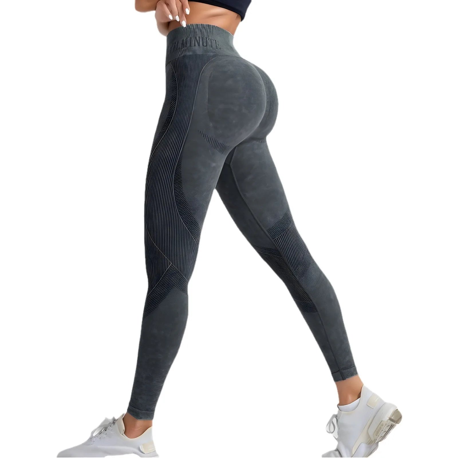 Legging yoga taille haute sans couture push-up LUXEPULSE - photo 7